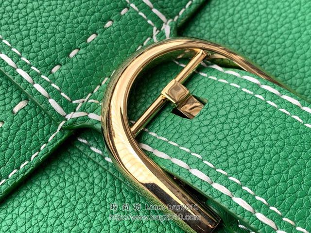 DELVAUX女包 Brillant系列手袋 原廠牛皮 德爾沃女手提包 女手拎包 Delvaux單肩斜挎包 Ds0028手縫草木綠  fcs1375
